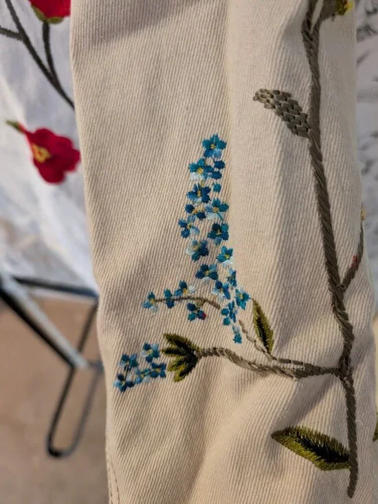 NWT Anthropologie Embroidered Floral Jacket | Size Small - Picture 5 of 12